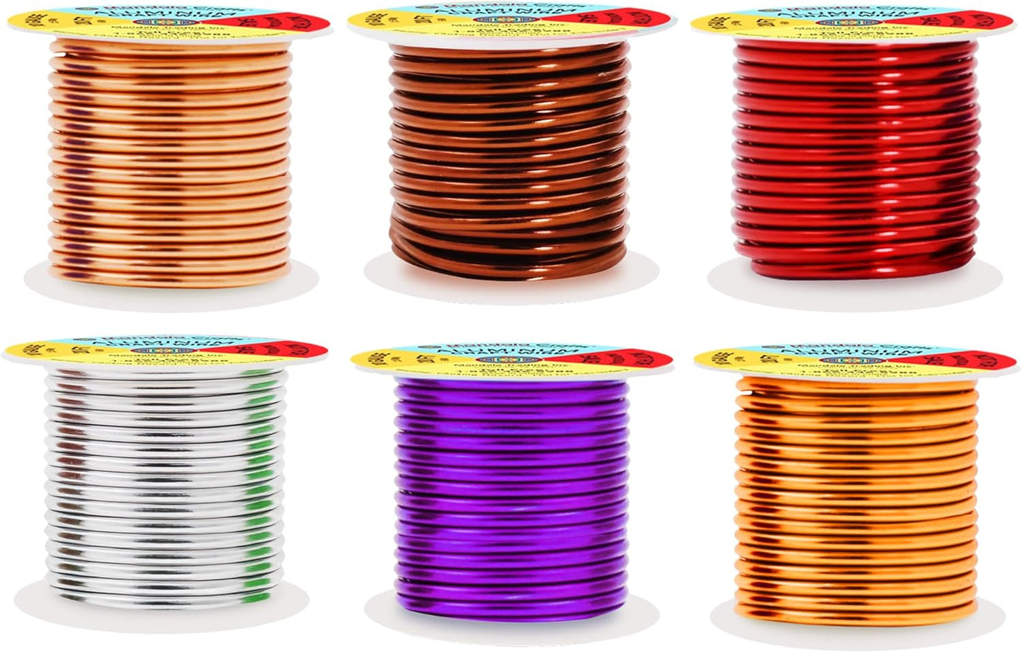 Mandala Crafts 10 Gauge Anodized Aluminum Craft Wire for Jewelry Making - 120 FT Colored Flexible Silver Copper Purple Gold Brown Red Wire - Bendable for Bonsai Armature Crafting Sculpting - Crafty Corner