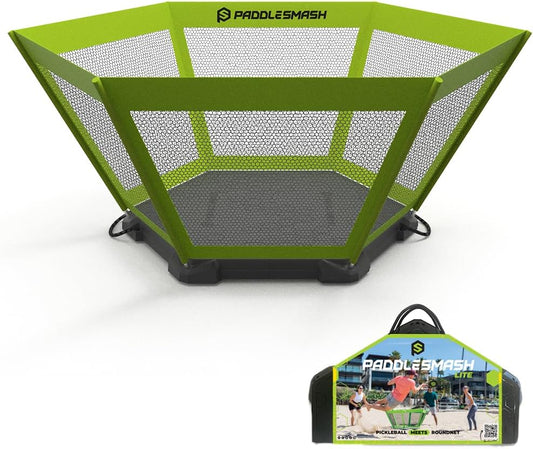 PaddleSmash - Pickleball Yard Game As Seen on Shark Tank - Beach, Backyard, Tailgate & Lawn, Outdoor Activities for Adults and Family - Easy Assembly