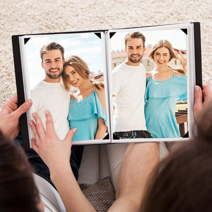 2040pcs 20 Sheets Self Adhesive Photo Corners, Clear PVC Picture Mounting Corners Stickers Black Photo Scrapbook Corner Stickers for Scrapbooking, Album, Journal, Memory Books