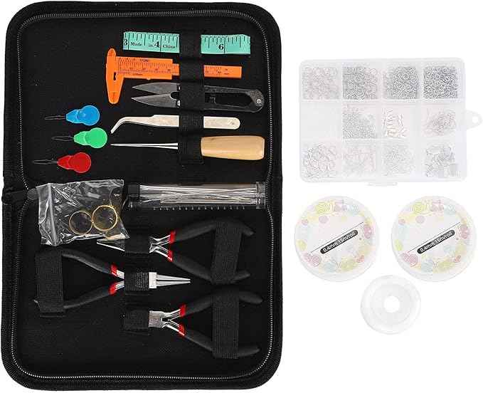YuRui TENG Jewelry Making Supplies Kits DIY Set, Complete Accessories with Tools and Materials, Ideal for Beginners and Professionals, Creative Handmade Jewelry Projects