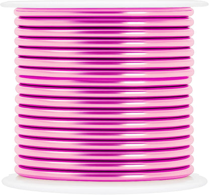 Mandala Crafts 13 Gauge Anodized Aluminum Craft Wire for Jewelry Making - 300 FT Colored Flexible Silver Copper True Blue Pink Ice Blue Green Wire - Bendable for Bonsai Armature Crafting Sculpting - Crafty Corner