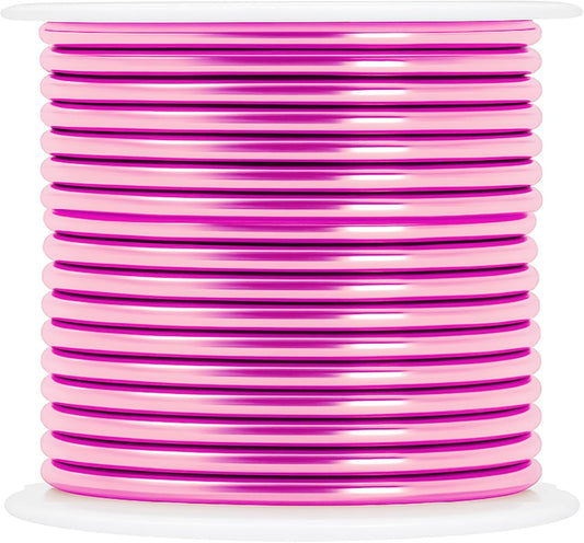 Mandala Crafts 13 Gauge Anodized Aluminum Craft Wire for Jewelry Making - 300 FT Colored Flexible Silver Copper True Blue Pink Ice Blue Green Wire - Bendable for Bonsai Armature Crafting Sculpting - Crafty Corner