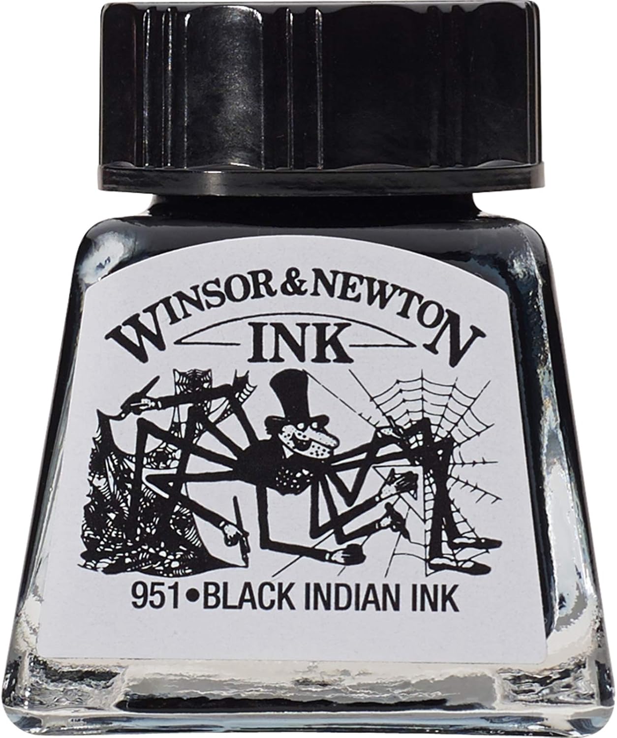 Winsor & Newton Specialty Ink, Black, 14ml Bottle - Crafty Corner