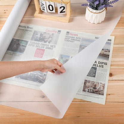 Ctosree 36" x 20 Yards 1000H Design Vellum Roll Architectural Vellum Paper White Translucent Drafting Paper Roll for Drawing Sketching Architecture Building