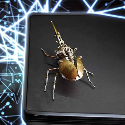 3D Metal Puzzles, Steampunk Bug Sculpture Hercules Beetle Mechanical Insects Model,Metal Building Hobby kit DIY Projects, Fun for Birthday (Aristolochia)