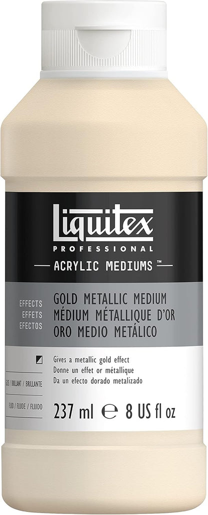 Liquitex Professional Effects Medium, 237ml (8-oz) Gold Metallic Medium