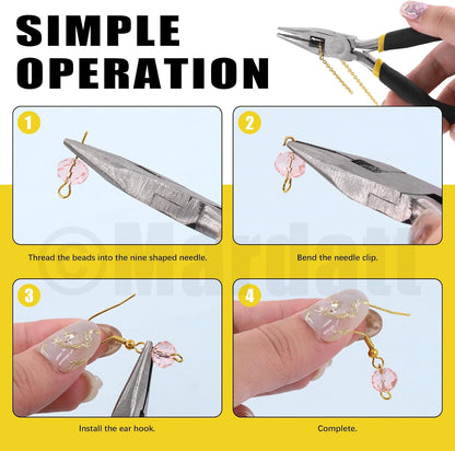 Mardatt 957Pcs Jewelry Making Supplies Kit - Includes Pliers, Ring Sizer, Wires, Opener & Other Findings for Jewelry Making & Repair - Crafty Corner