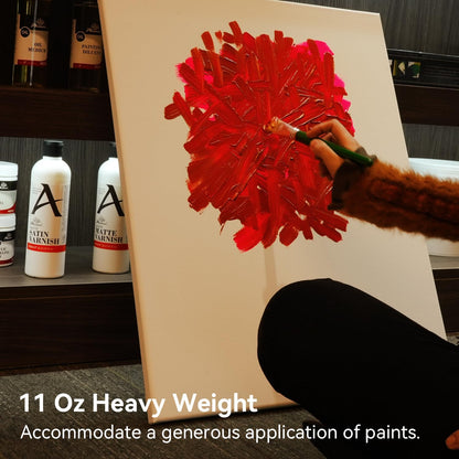 PHOENIX 24x36 Inch 2 Pack Artist Canvas - Extra Large Stretched Canvases for Painting - 3/4 Inch Profile, 100% Cotton 11 Oz. Gesso Primed White Blank Professional Canvas Oil & Acrylic Paints
