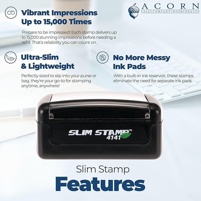 Success Stepping Stones Stepping Stones Rubber Stamp for Cards - Personalized Standard 1-5/8" Square Wood Handle, Line Crafters & Small Business Owners, Ideal DIY Projects, Gifts
