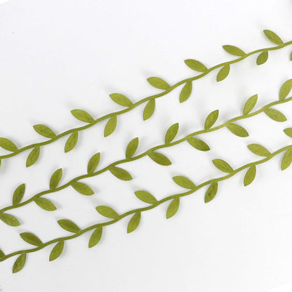 MEEDEE Leaf Trim - 1" x 20 Yards - Sage Green Ribbon for Leaf Wrapping Paper Sewing Craft Accessories Greenery Baby Shower Birthday Party Hemp Yarn Flowers Embellishments - Crafty Corner
