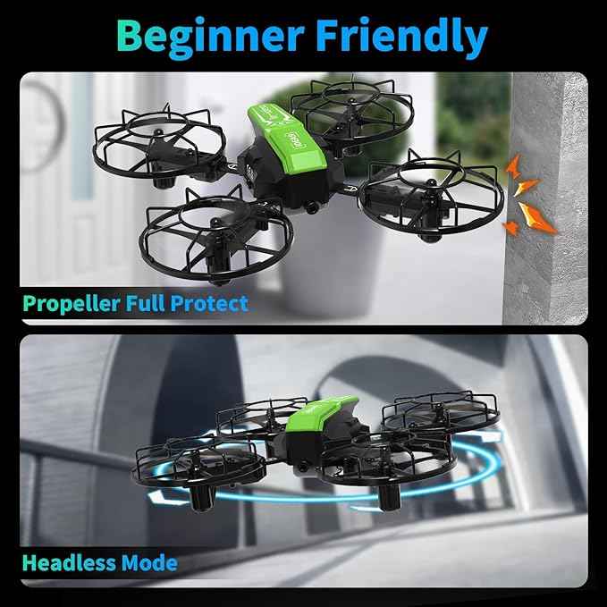 LE-IDEA Detachable Drone with Fun Competitive Mode Mini Drone with Headless Mode 360° Flips, RC Quadcopter With 2 Batteries, Assembling Educational Aircraft Easy to fly for Beginners IDEA9