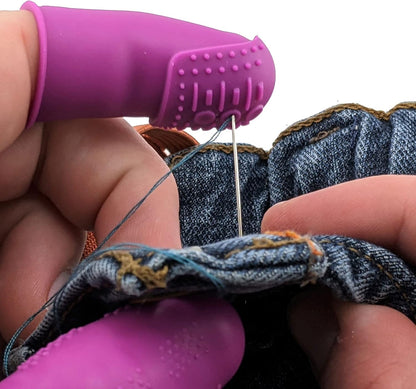 Hand Sewing Complete Kit | Featuring THIK-Grip Thimble [3 Sizes] | Including Needles (105) - Fabric Clips (10) - Pins (100) & Many More Supplies