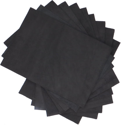Premium Quality Suede Sheets 8.5"x12" with Super-Strong self-Adhesive Backing. Ideal for Making Peel-and-Stick (self-Stick, Stick-on) Soles for Dance Shoes, [SUEDE-DIY-r01]. - Crafty Corner