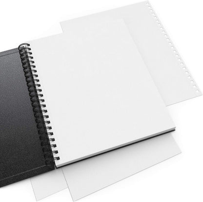 ARTEZA Watercolor Sketchbook 2-Pack, 64 Pages Each, 9x12 Inches – Spiral-Bound, 140 lb Cold Press Paper, Black Hardcover for Watercolor & Mixed Media - Crafty Corner