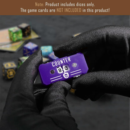 122PCS MTG Keyword Tokens & Dice & Life Counter Set for Magic Card, Health Tracker Life Counter Bulk Ability MTG Dice Set, Compatible with TCG Card Gaming Accessories CCG Creature Stats