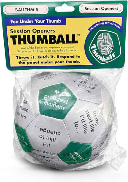 Trainers Warehouse 6" Thumball Collection, 32 Prompts for Conversation, Team Building, Relationship and Training