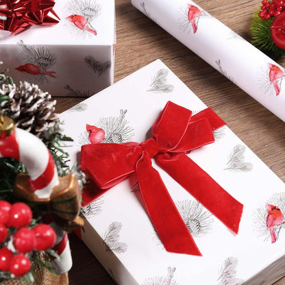LaRibbons Thin Velvet Ribbon 1 Inch x 25 Yards, Red Velvet Ribbon for Christmas Tree, Gift Wrapping, Wreath Bow, Outdoor Decoration - Crafty Corner