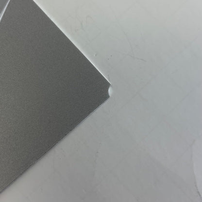 Blank Metal Plates for Laser Engraving - 4 Pack | Aluminum Sheets 0.020" Thick | CO2, Diode, Fiber Laser Compatible | Multiple Sizes & Colors (Silver (engraves black), 2x6.25 inch)