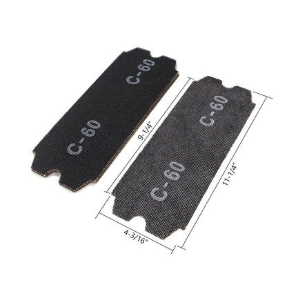 SCOTTCHEN Drywall Sanding Screen Mesh Sheet 4-3/16" x 11-1/4" Grit #60-12pcs