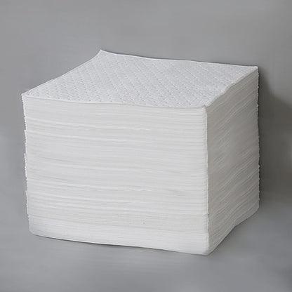 Aain Oil Absorbent Mat Pad, Heavy weight Economical Oil Absorbent Pads,Absorbs Liquids,20" Length x 15" Width, White.