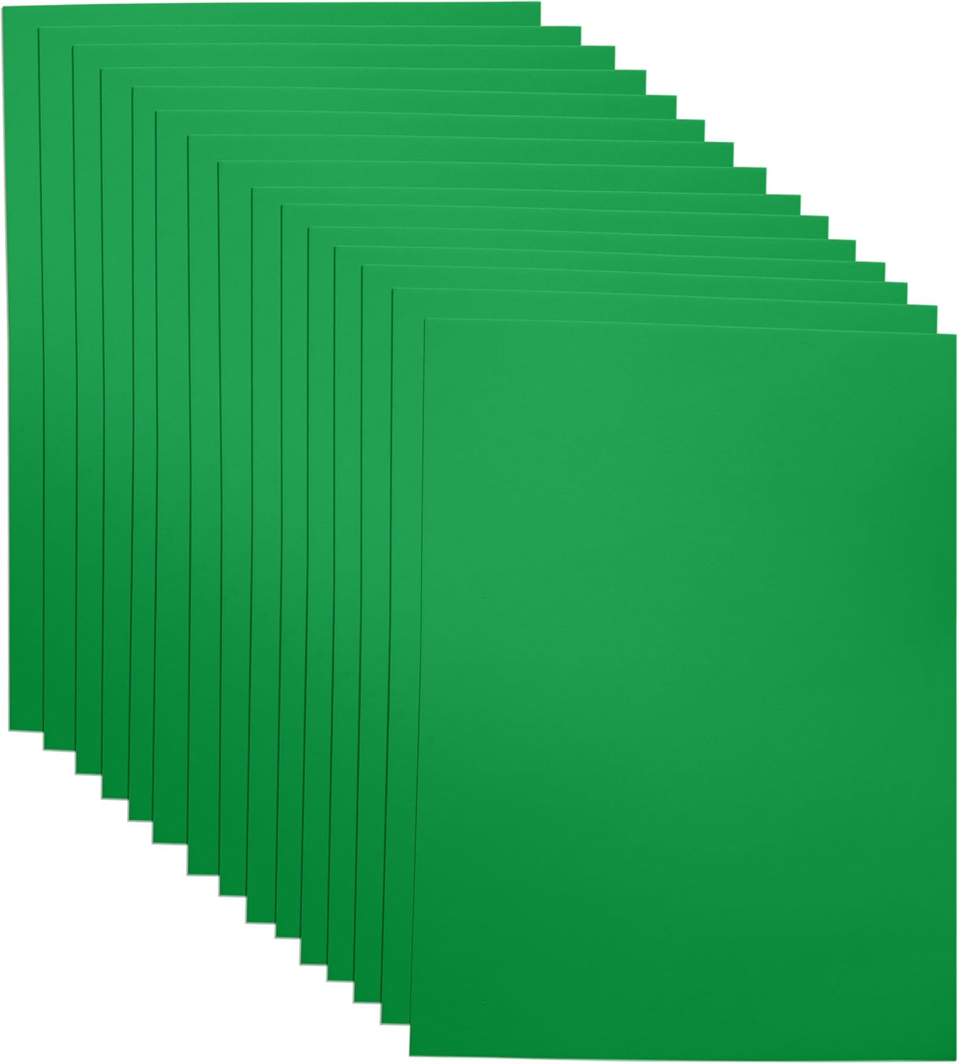 Green EVA Foam Sheets for Crafts, 9 x 12 Inch, 2mm Thickness, 15 Pack – Ideal for DIY Arts and Crafts, Foam Paper for Kids, Cosplay and Costumes - Crafty Corner
