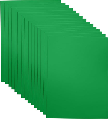 Green EVA Foam Sheets for Crafts, 9 x 12 Inch, 2mm Thickness, 15 Pack – Ideal for DIY Arts and Crafts, Foam Paper for Kids, Cosplay and Costumes - Crafty Corner