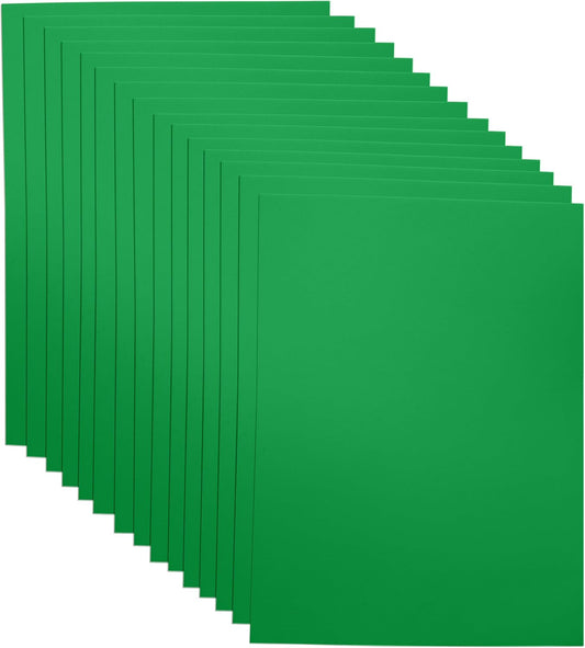 Green EVA Foam Sheets for Crafts, 9 x 12 Inch, 2mm Thickness, 15 Pack – Ideal for DIY Arts and Crafts, Foam Paper for Kids, Cosplay and Costumes - Crafty Corner