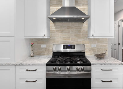 4 Pieces Peel and Stick Backsplash for Kitchen, 3" x 6" PVC Subway Tile Upgraded Grayish Beige with Gray Grout Backsplash Stick on Tile Elevate Kitchen, Bathroom, Fireplace,RV
