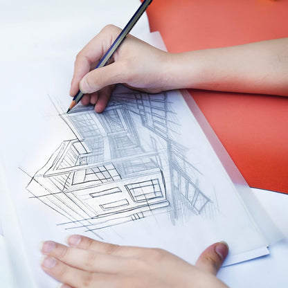 LOUPELLER 8.5” X 11” TRACING Paper for Drawing – 75 Sheets of 32LB / 50G – Wrinkle Free Highly Transparent Tracing Paper Pad – Works with Pen, Pencil & Marker – for Artists, Architects & Kids