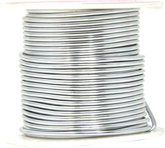 Mandala Crafts 14 Gauge Anodized Aluminum Craft Wire for Jewelry Making – 330 FT Colored Flexible Silver Copper Black Pink Ice Blue Red Wire - Bendable for Bonsai Armature Crafting Sculpting - Crafty Corner