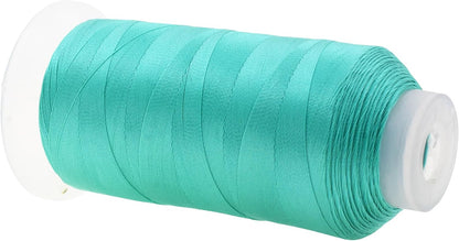 Mandala Crafts Turquoise Heavy Duty Thread -1500 Yds Tex 70 Thread for Sewing Drapery Jeans Leather Hair - Bonded Polyester Thread Outdoor Marine Upholstery Threads
