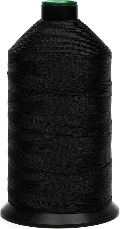 Extra Strong Bonded Nylon Thread #138 Tex135 – 16 OZ, 3000yds, Versatile Stitching Solution for Leather, Upholstery, Canvas Repair and More (Dark Blue)