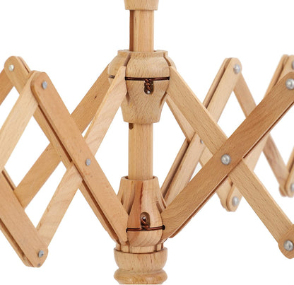 Handcrafted Wooden Table Top Yarn Swift – Beechwood Umbrella Swift for Knitting & Crocheting – Premium Yarn Winder Tool for Crafters & Fiber Artists – Smooth & Durable Design