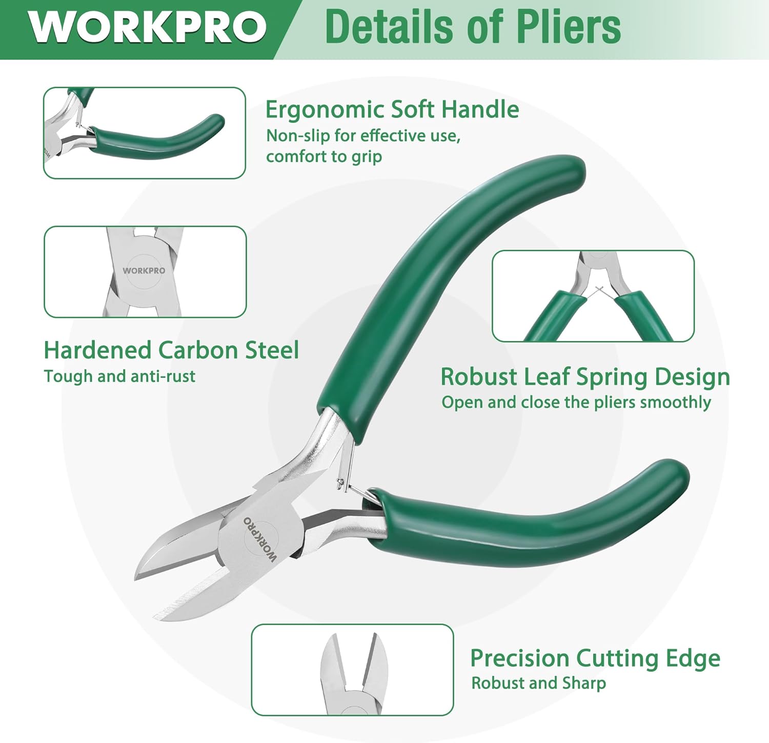 WORKPRO Jewelry Pliers Set, 3 Pack Jewelry Making Tool Kit- Needle Nose Plier/Chain Nose Plier, Round Nose Plier and Wire Cutter for Charm Bracelet, Jewelry Repair, DIY Crafts, Jewelry Making Supplies - Crafty Corner