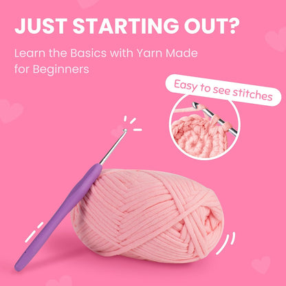 Cookie Box Crochet Kit for Beginners – Gift Set to Make Bunny Lola Amigurumi Plushie – Easy DIY Crochet & Knitting Starter Kit with Video and PDF Tutorials