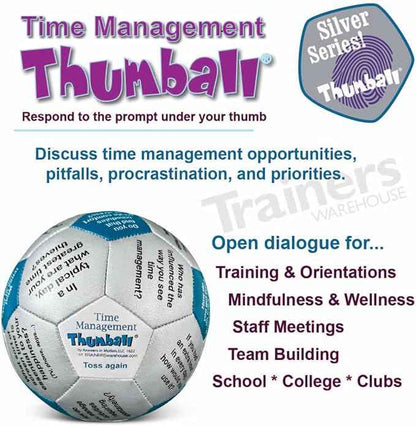 Trainers Warehouse 6" Thumball Collection, 32 Prompts for Conversation, Team Building, Relationship and Training