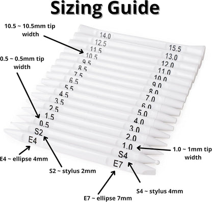 Dotting Tools for Painting Mandalas - Happy Dotting Company - 16pc Double Ended Super Set for Mandala dot Art - Includes Stylus - Unique Ellipse Tool - for Painting Rocks DIY Stone Craft and Canvas