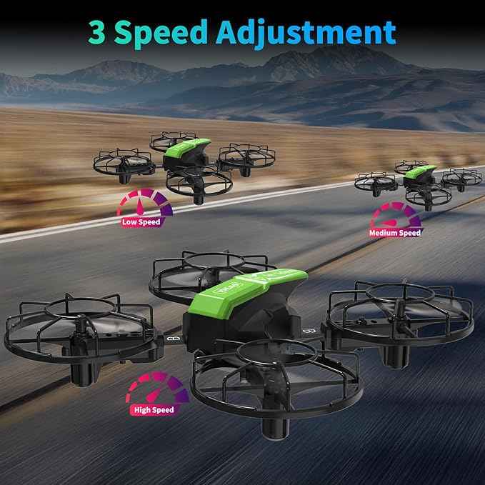 LE-IDEA Detachable Drone with Fun Competitive Mode Mini Drone with Headless Mode 360° Flips, RC Quadcopter With 2 Batteries, Assembling Educational Aircraft Easy to fly for Beginners IDEA9