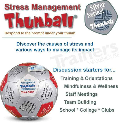 Trainers Warehouse 6" Thumball Collection, 32 Prompts for Conversation, Team Building, Relationship and Training