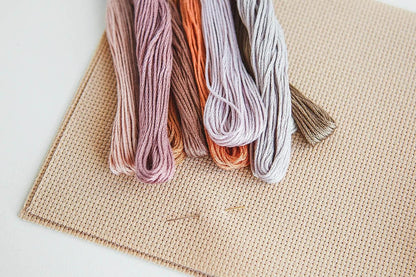 Aida Cloth 14 Count Cross Stitch Fabric,19×28inch (14CT, Tan)