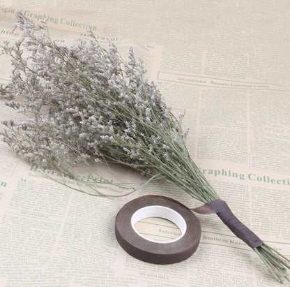 4 Rolls Floral Tape 1/2" Wide 30 Yards/Roll Floral Tapes for Bouquet Stem Wrap and Flowers Making Craft Projects (Brown)