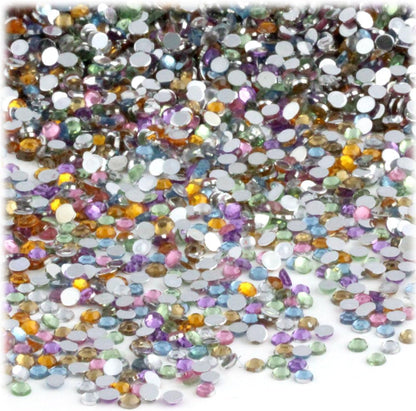 The Crafts Outlet 1,440pc Rhinestones Round 3mm (10ss) Flatback Golden Yellow - Crafty Corner