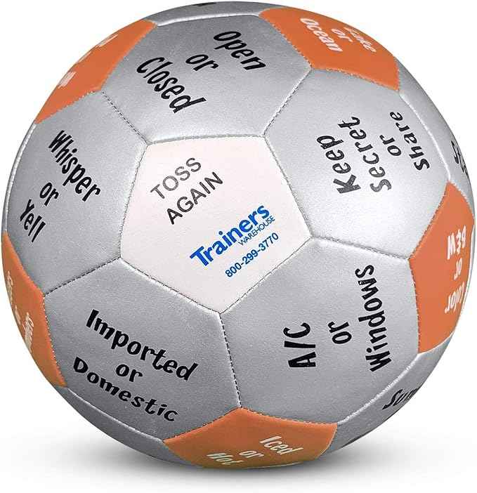 Trainers Warehouse 6" Thumball Collection, 32 Prompts for Conversation, Team Building, Relationship and Training