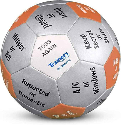 Trainers Warehouse 6" Thumball Collection, 32 Prompts for Conversation, Team Building, Relationship and Training