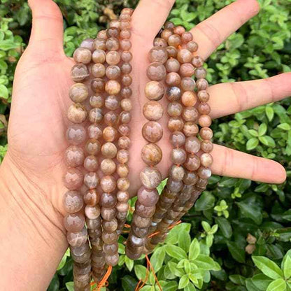 70pcs Adabele Natural Multi Colors Sunstone Healing Gemstone 10mm Round Loose Beads Gem Stone Spacer for DIY Craft Jewelry Making GE9-10