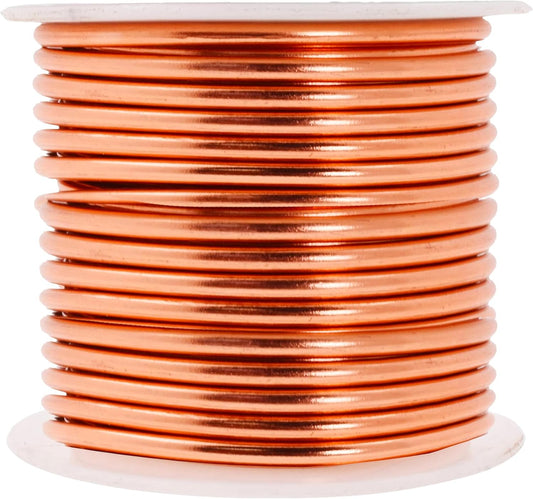 Mandala Crafts 10 Gauge Anodized Aluminum Craft Wire for Jewelry Making - 32 FT Colored Flexible Copper Wire - Bendable for Bonsai Armature Crafting Sculpting - Crafty Corner