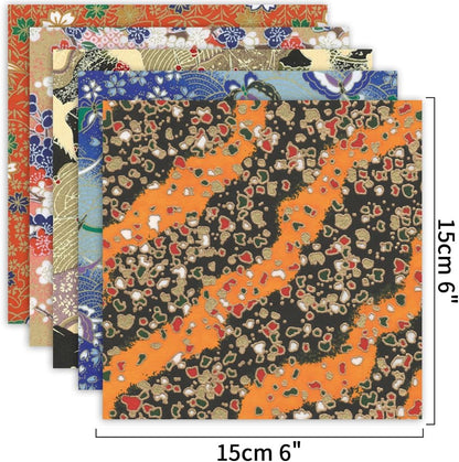 Origami Paper Kit 100 Sheets 6 Inch Square Double Sided Color 20 Vivid Colors for Hand Crafts Origami Paper Arts Creativity.Japanese Style - Crafty Corner