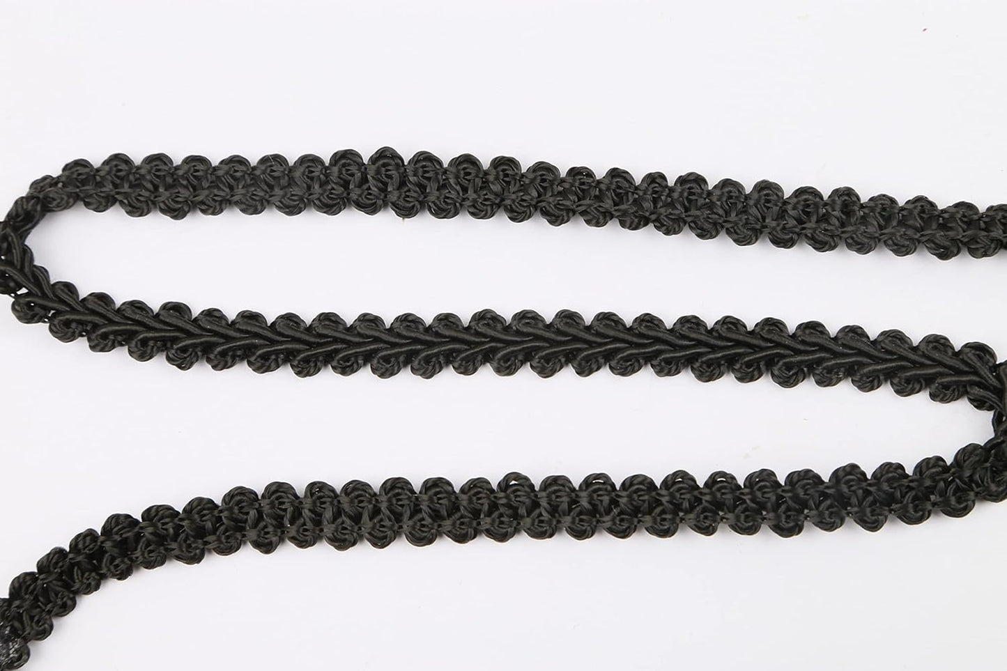 BEL AVENIR Braid Trim 1/2 inch 13.6 Yards French Gimp Basic Sewing Polyester DIY Crafts Costume Home Decorative (Black) - Crafty Corner