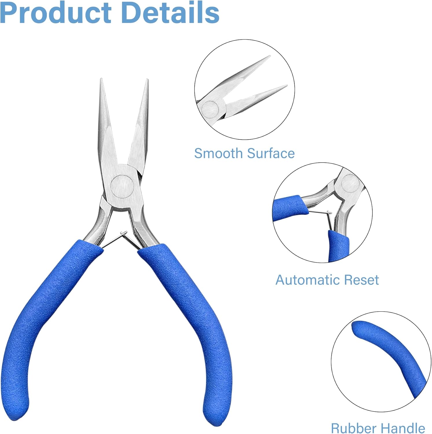 Jewelry Pliers, Needle Nose Jewelry Making Tools for Precision Crafting, Wire Bending and Repair - Crafty Corner
