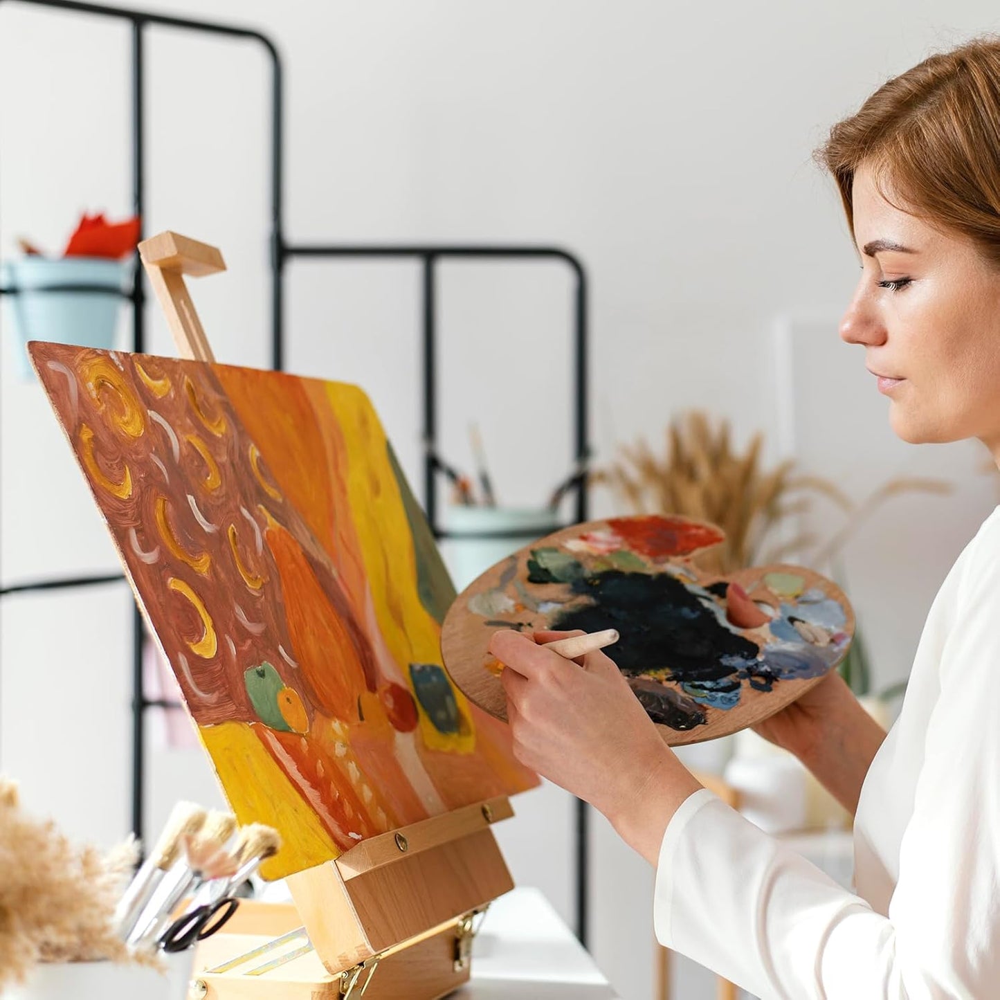 Canvases for Painting 8x10 Inch, 42 Pack Blank Painting Canvas Boards for Painting Supplies-Cotton Canvas Panels Acid-Free Primed for Oil Paint,Watercolor, Acrylic Paint, Gouache and Tempera.